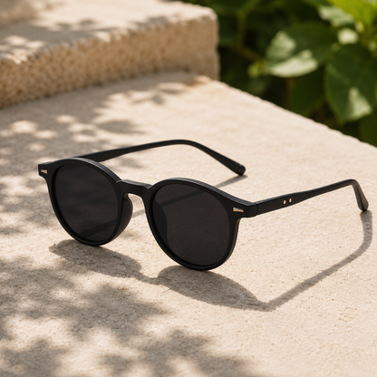 Round Polarized Sunglasses for Women