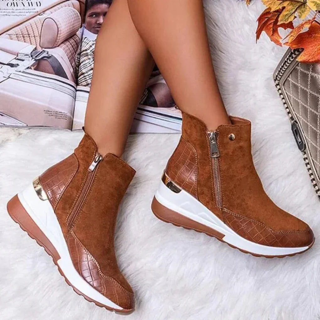Women's Waterproof Ankle Boots: Stay Dry & Stylish