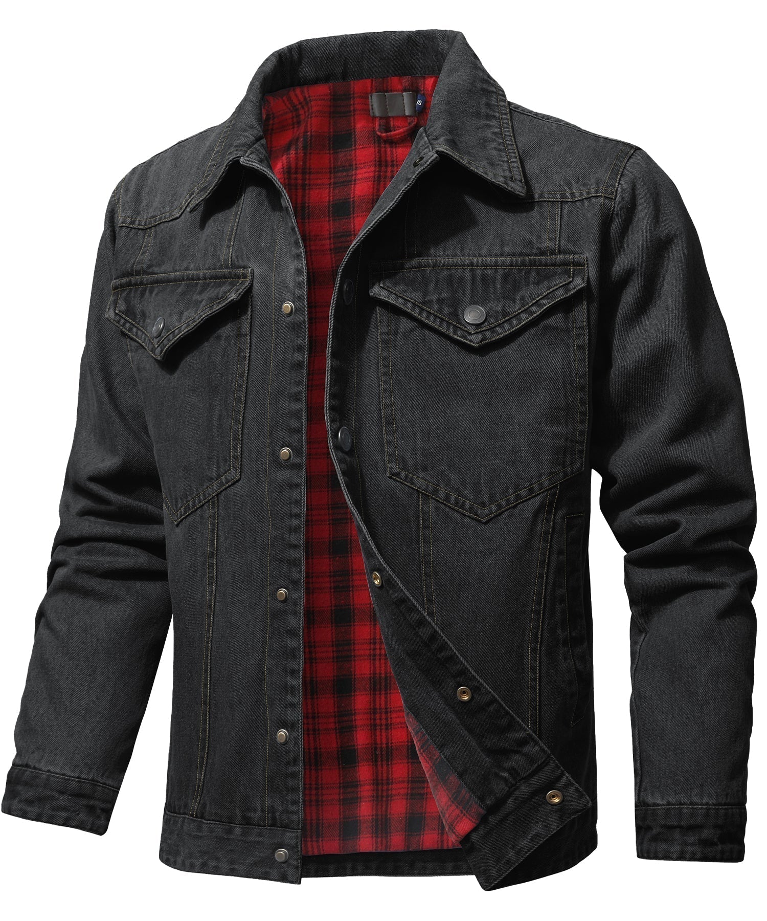 Men's Denim Wanderer Jacket - Flannel Lined