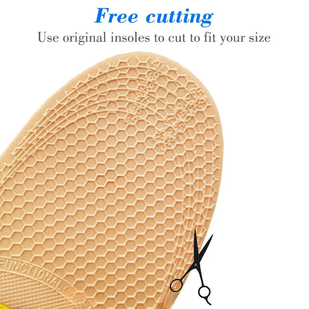 Plantar fasciitis gel insoles for arch support and everyday comfort