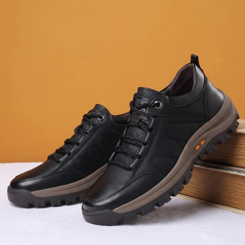 Men's Orthopedic Waterproof Walking Shoes with Arch Support