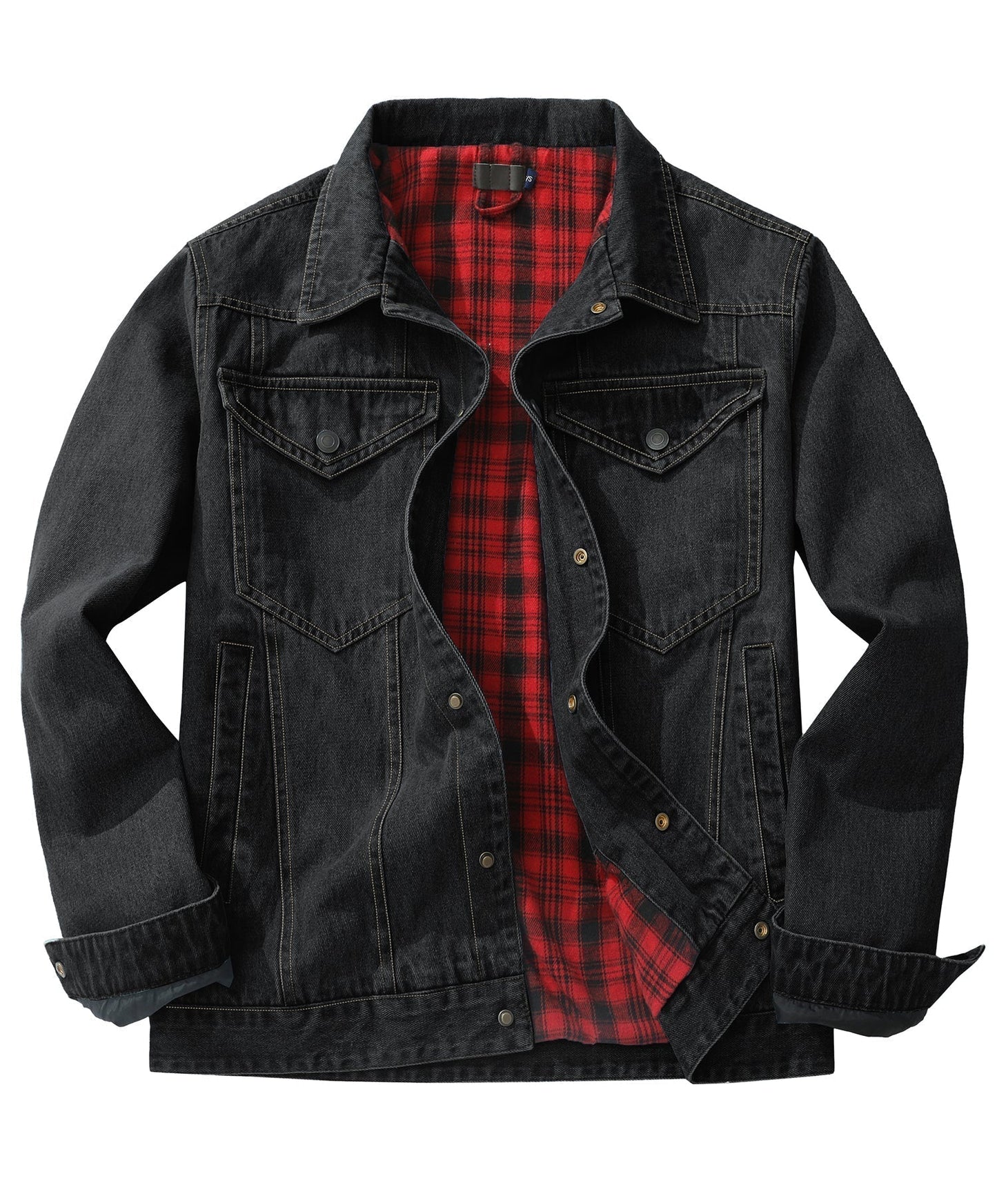 Men's Denim Wanderer Jacket - Flannel Lined