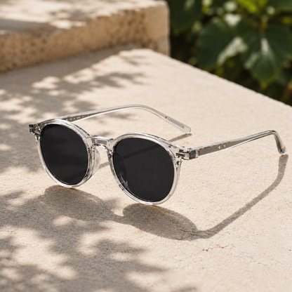 Round Polarized Sunglasses for Women