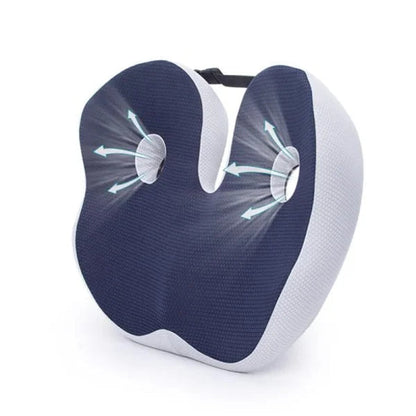Sciatica Relief Cushion for Tailbone, Hip & Lower Back Support