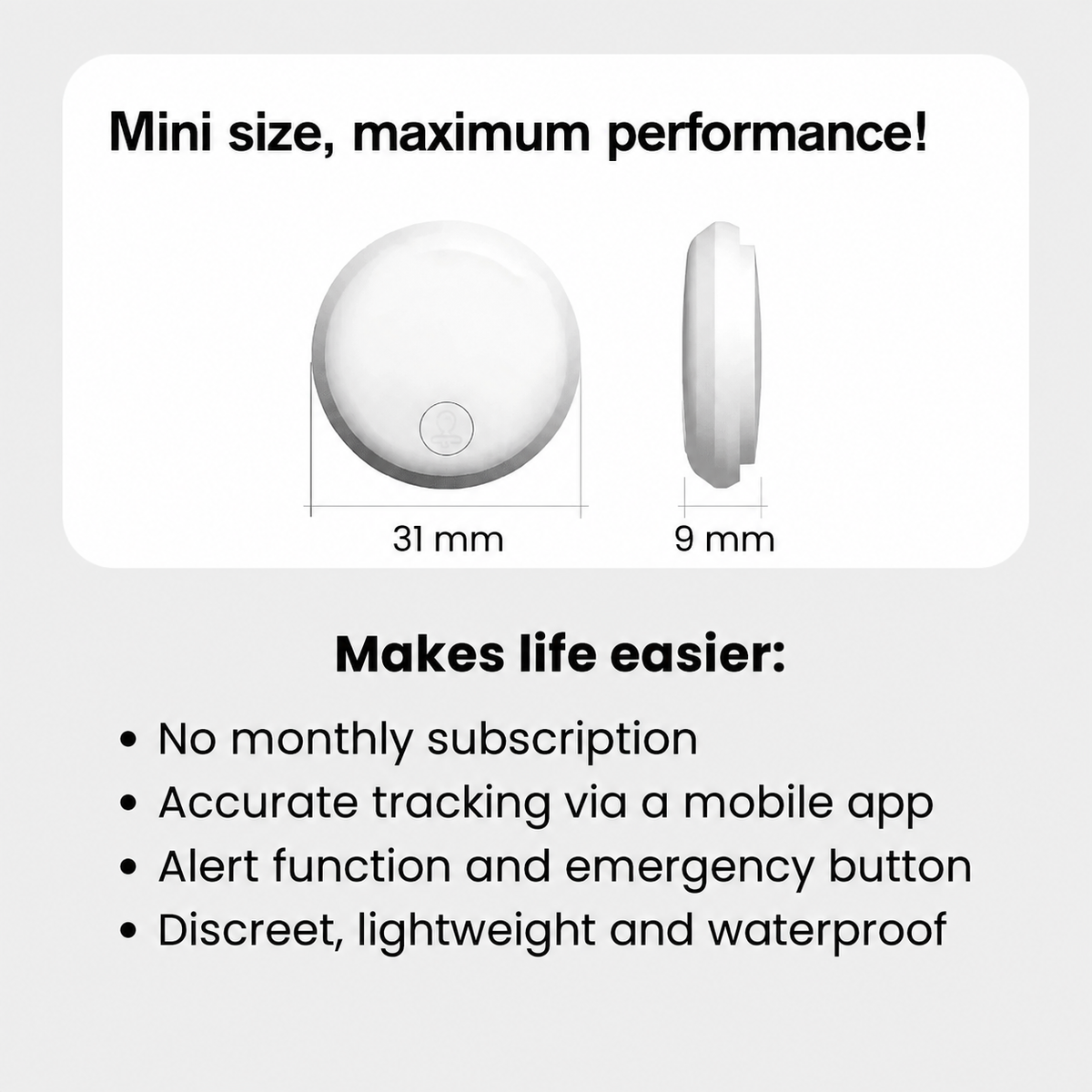 Luggage GPS Tracker - No Subscription - Android / iOS