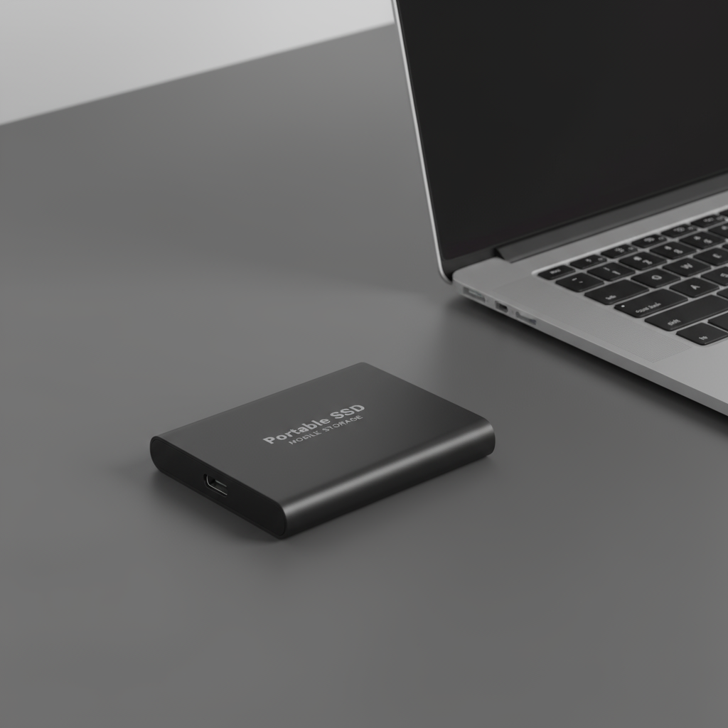 Ultra-Fast External SSD Hard Drive - Compact, High-Capacity Storage