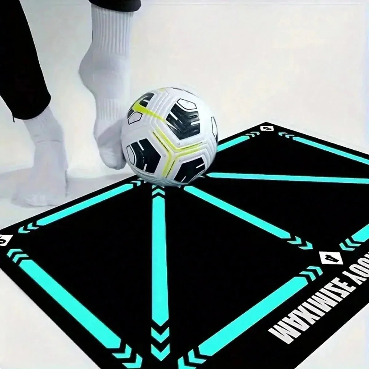 FootMaster – tapis d’entraînement de football antidérapant, idéal pour un entraînement efficace à domicile