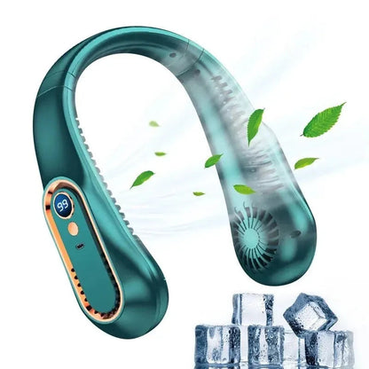Ventilateur de Cou Silencieux & Portable – Fraîcheur Mains Libres au Quotidien