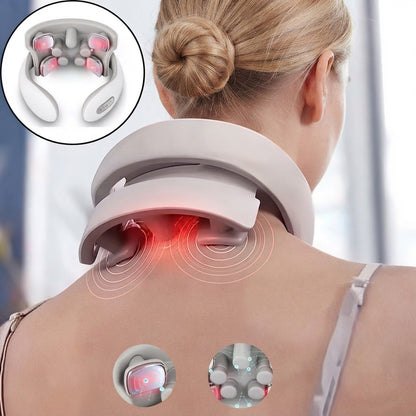 Cervical neck massager with heat - Soothing neck & shoulder care