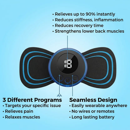 Neuro corrective therapy pad for back and muscle comfort