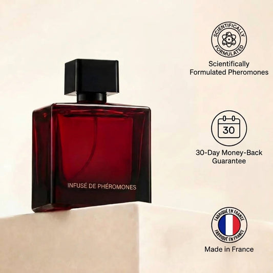 100ml pheromone-infused fragrance with a refined long-lasting scent