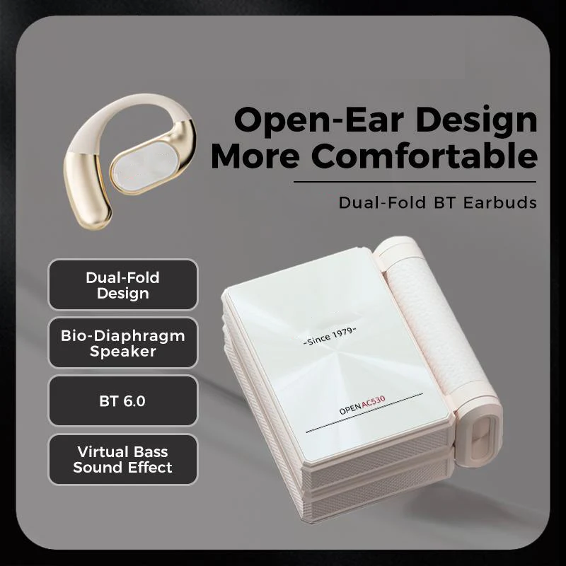 Wireless Noise-Cancelling Bluetooth 6.0 Earbuds – 145H Battery, IPX5 Waterproof, Sports