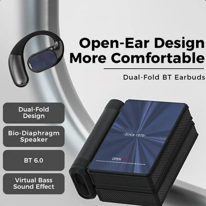 Wireless Noise-Cancelling Bluetooth 6.0 Earbuds – 145H Battery, IPX5 Waterproof, Sports