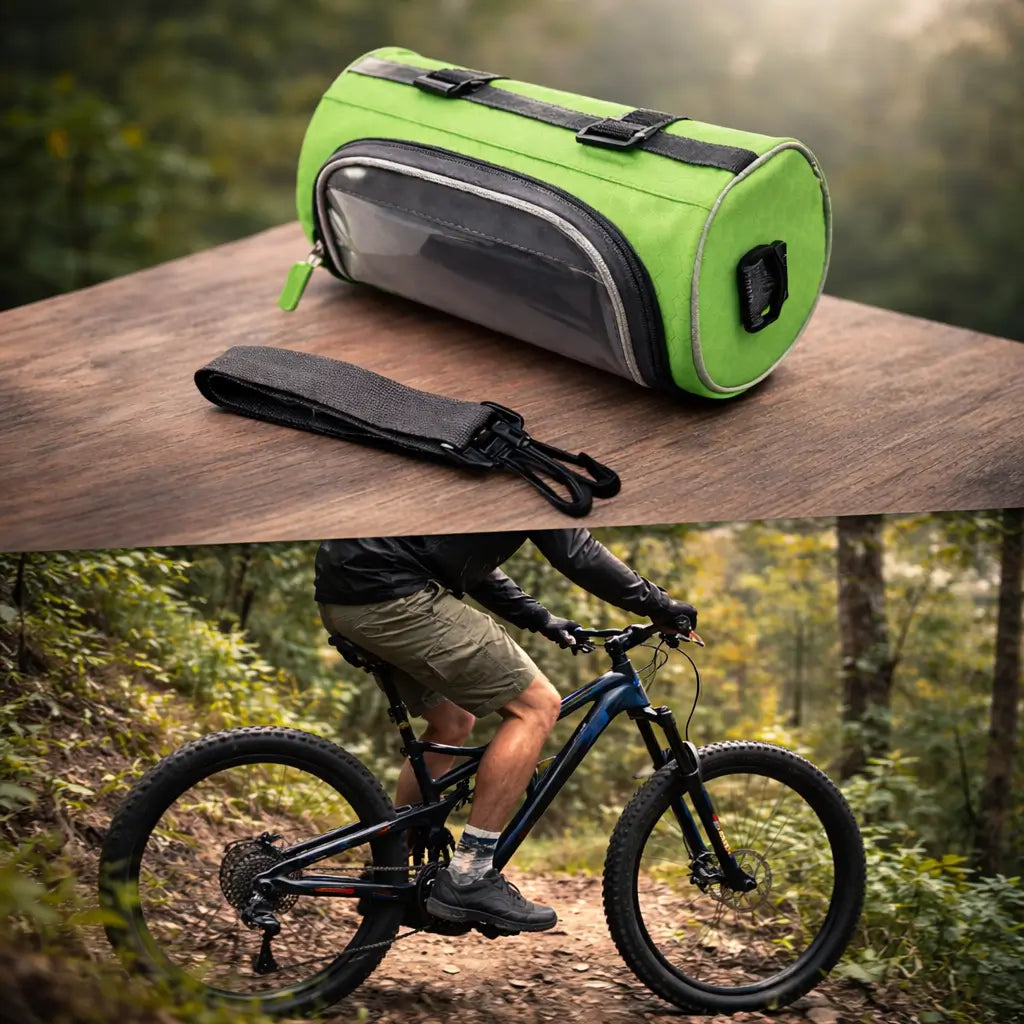 Handlebar Bag for Bike – Waterproof Bike Bag with Touchscreen