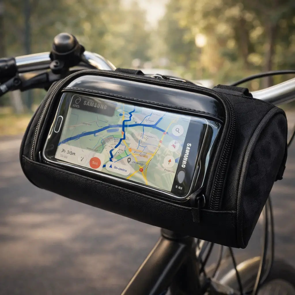 Handlebar Bag for Bike – Waterproof Bike Bag with Touchscreen