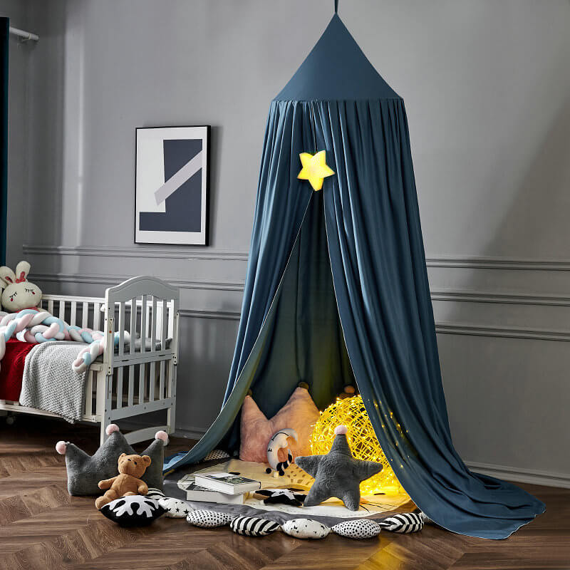 Children's Blackout Bed Canopy with Light Blocking