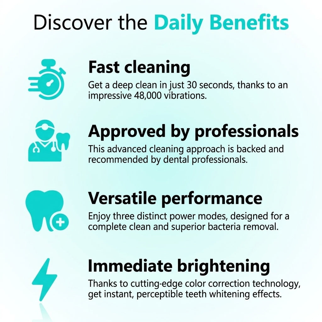 Automatic U-shaped 360° silicone toothbrush