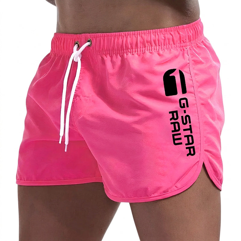 Men's quick-dry swim trunks - Lightweight beach and swimwear