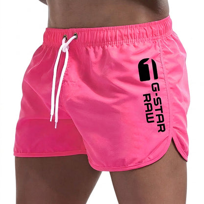 Men's quick-dry swim trunks - Lightweight beach and swimwear