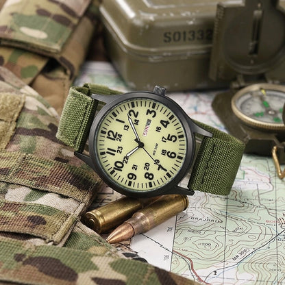 Rugged outdoor military watch - Durable design for everyday adventures