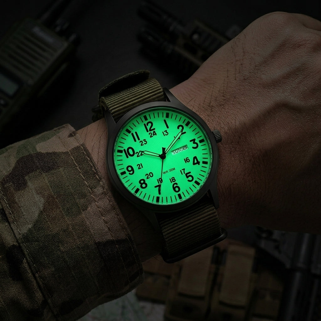 Rugged outdoor military watch - Durable design for everyday adventures