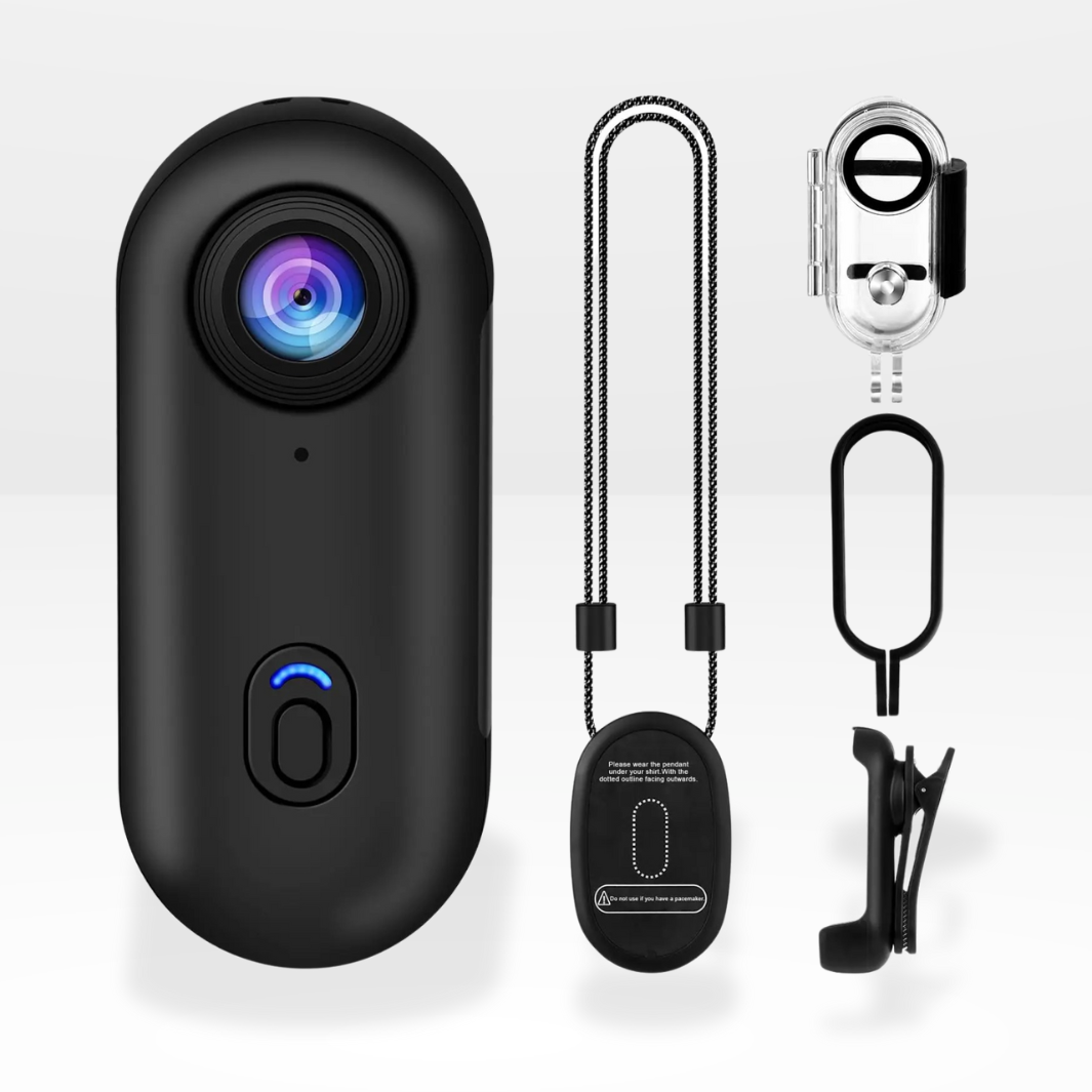 Mini POV camera | Compact 4K wireless recorder for hands-free use