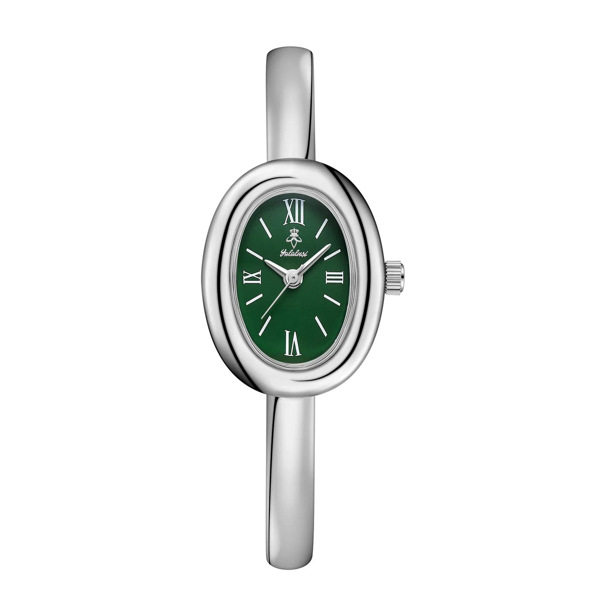 Minimalist Women's Watch with Golden Glow and Stainless Steel Bracelet – Elegant Ladies Watch for Everyday Wear