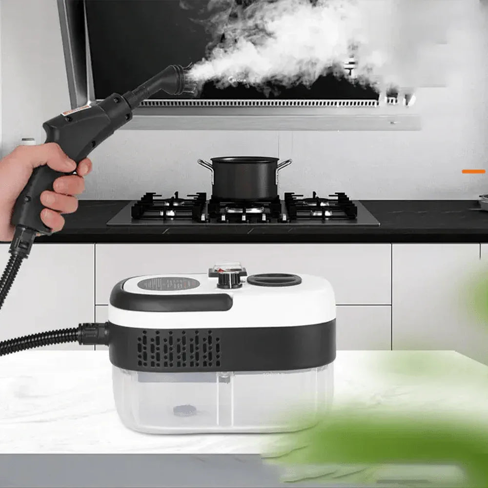 Nettoyeur Vapeur 2500W – Nettoyage Profond Polyvalent avec Réservoir 1,1 L & Accessoires Inclus