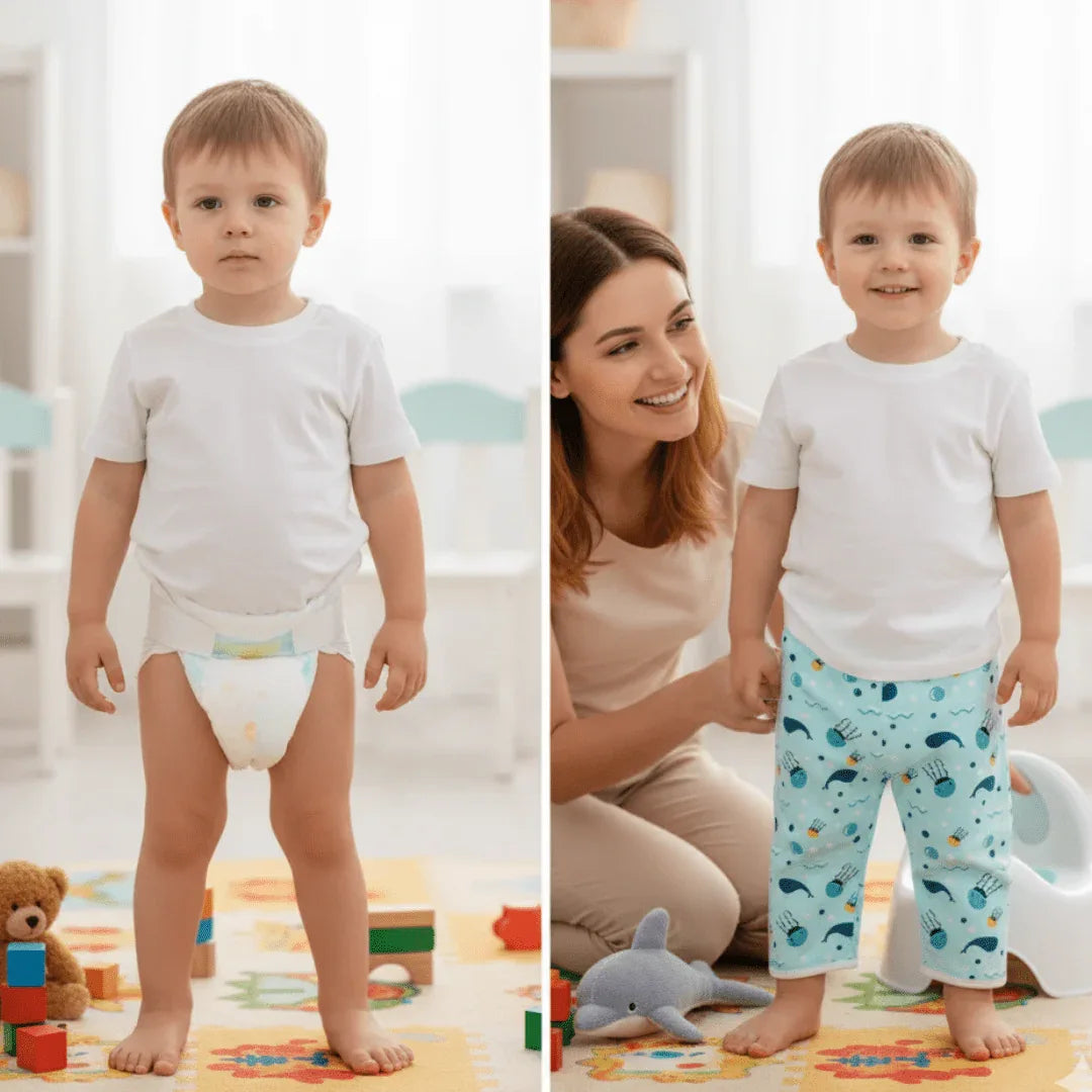 PantaSec™ - Pantalon d'apprentissage étanche et lavable | RONDOR
