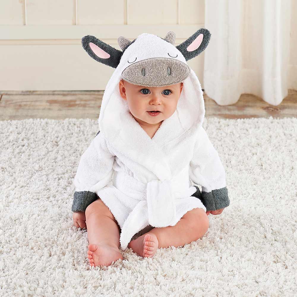 PEIGNOIR BAIN BÉBÉ ANIMAUX