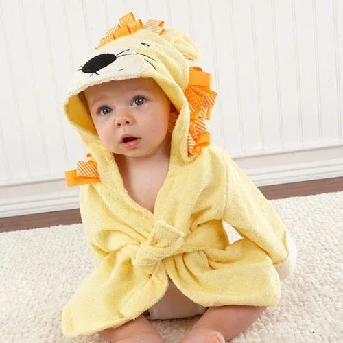 PEIGNOIR BAIN BÉBÉ ANIMAUX