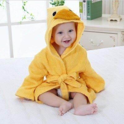 PEIGNOIR BAIN BÉBÉ ANIMAUX