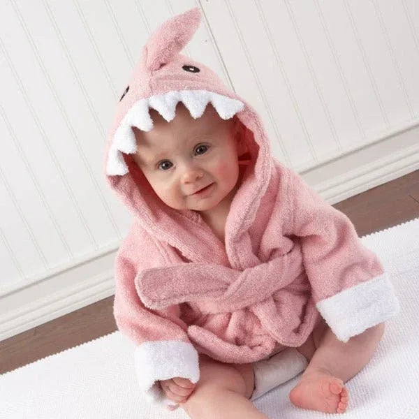 PEIGNOIR BAIN BÉBÉ ANIMAUX