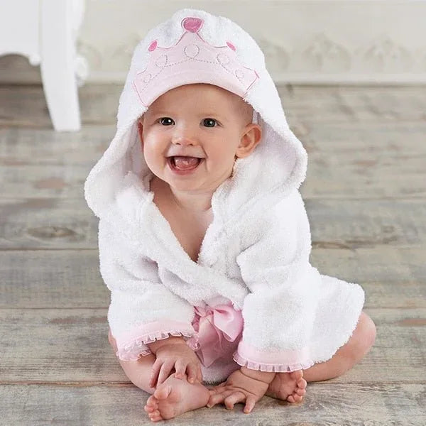 PEIGNOIR BAIN BÉBÉ ANIMAUX