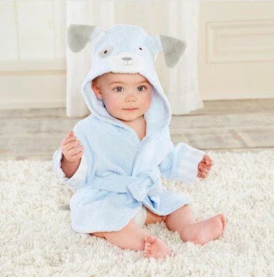 PEIGNOIR BAIN BÉBÉ ANIMAUX