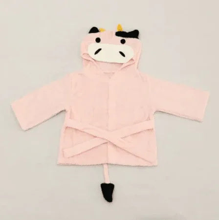 PEIGNOIR BAIN BÉBÉ ANIMAUX