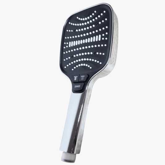 Anti-limescale shower head with even water flow for everyday use
