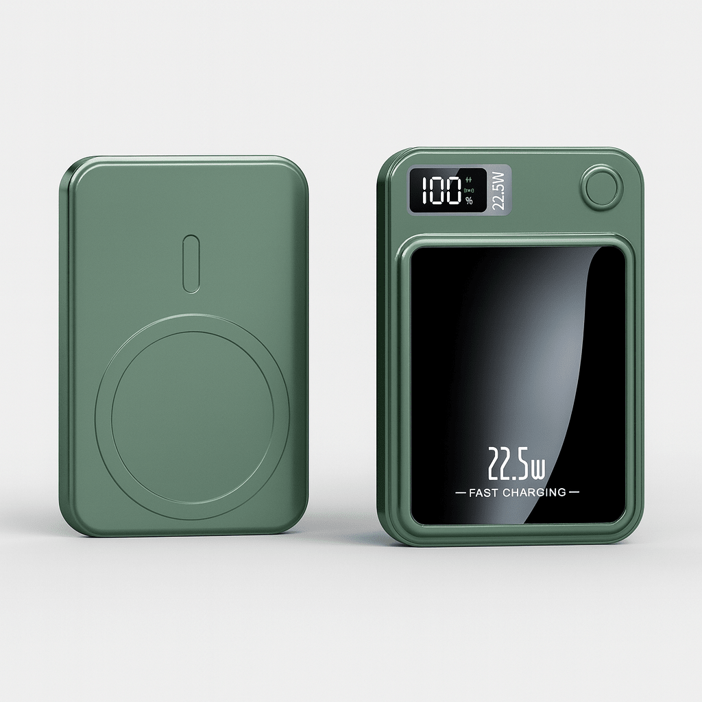 Power Bank 10000mAh 22.5W Fast Charging Wireless – Slim Portable Charger with LED Display