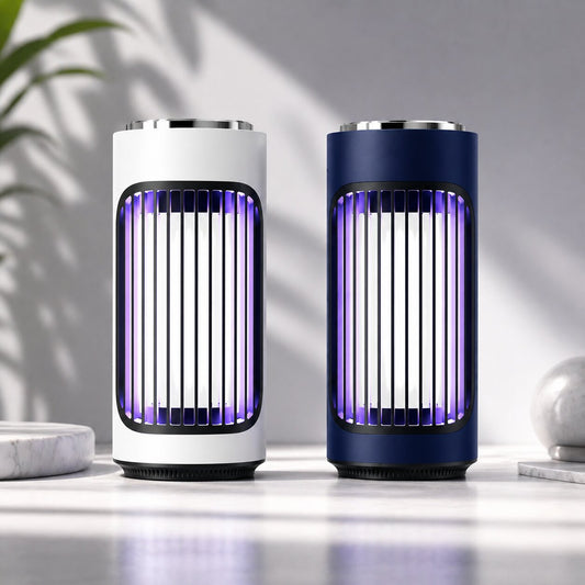 Elsie Portable UV Bug Zapper Lamp - Rechargeable or Plug-In Insect Killer