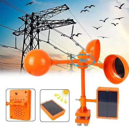 Réflecteur Anti-Oiseaux & Girouette Sonore | Protection & Décoration Écologique