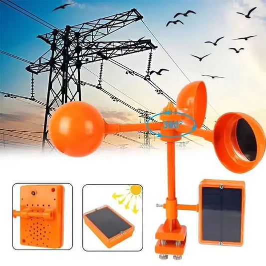 Réflecteur Anti-Oiseaux & Girouette Sonore | Protection & Décoration Écologique