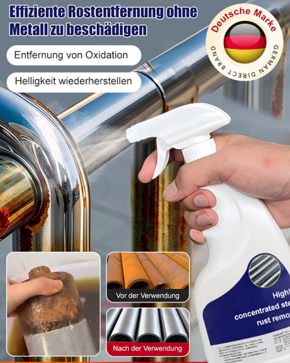 Highly concentrated rust remover – Effective on steel/iron, fast-acting and gentle on metal surfaces