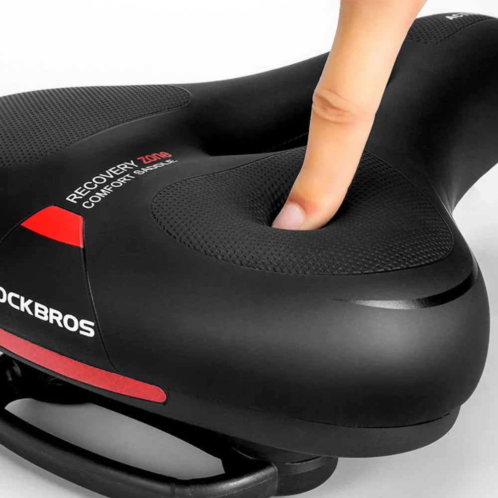 Selle de vélo antidouleur en mousse à mémoire de forme