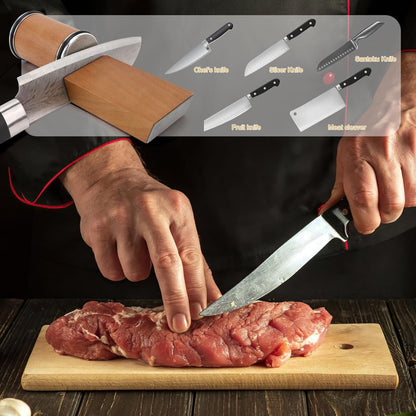Diamond-coated roller knife sharpener for straight-edged kitchen knives