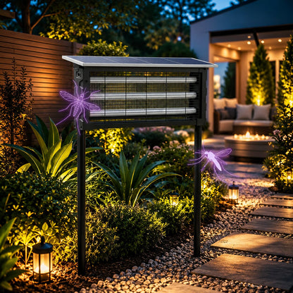 Elsie Solar Bug Zapper Light - Outdoor UV Insect Killer, IPX5 Water Resistant