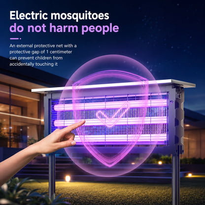 Elsie Solar Bug Zapper Light - Outdoor UV Insect Killer, IPX5 Water Resistant