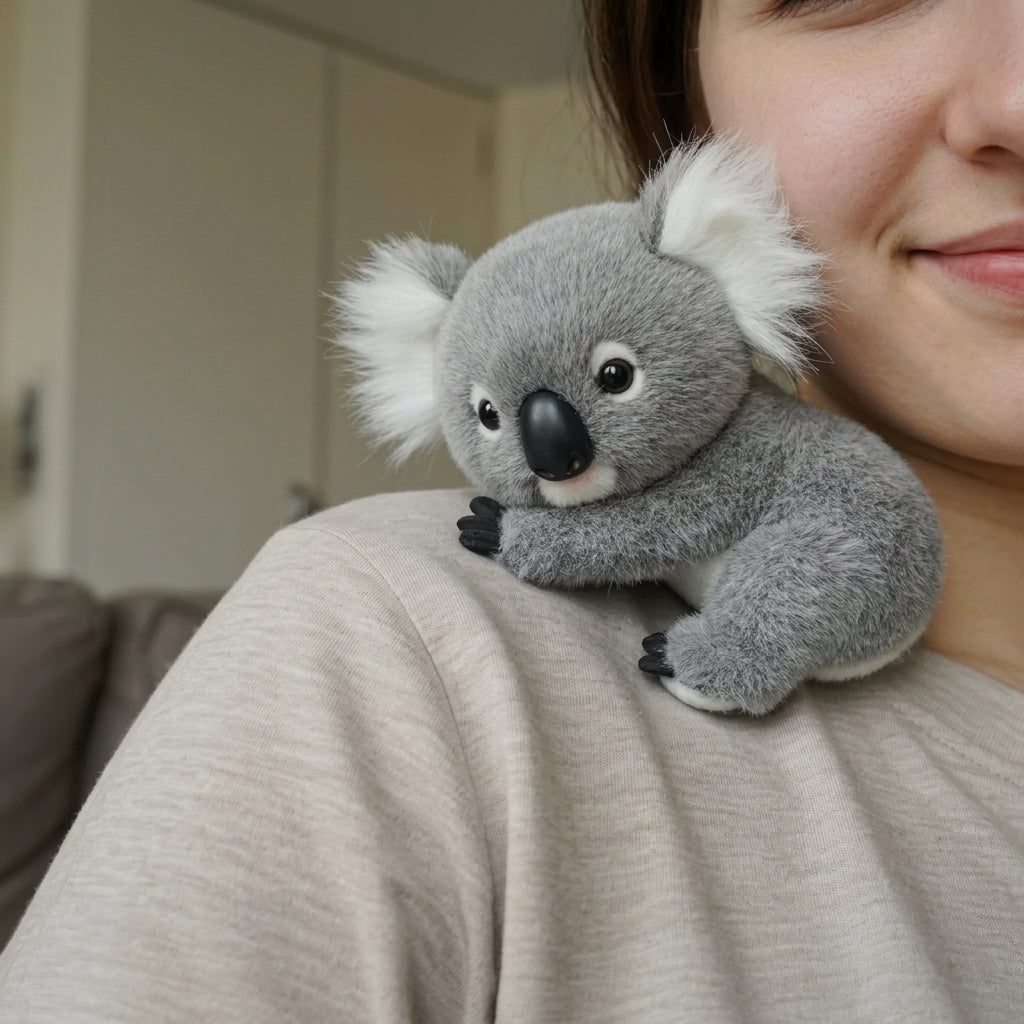 Soothing weighted koala plush – soft cuddle companion