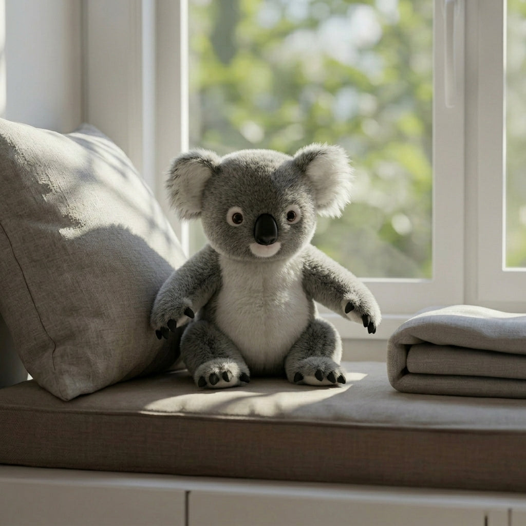 Soothing weighted koala plush – soft cuddle companion