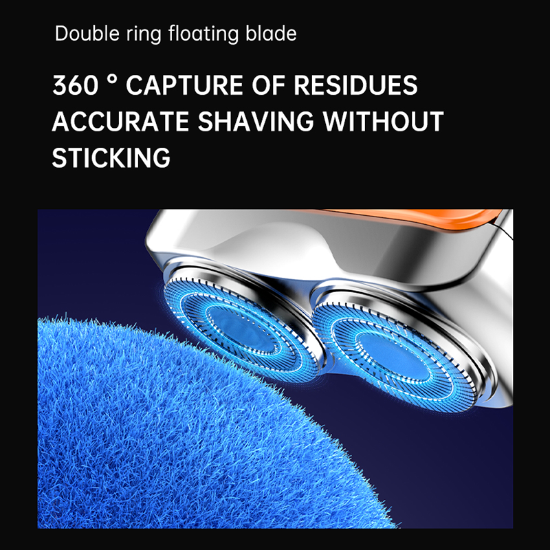 Portable Mini Men's Electric Shaver – Compact & rechargeable – Wet/dry use, perfect for travel or gym bag – quick and smooth shave