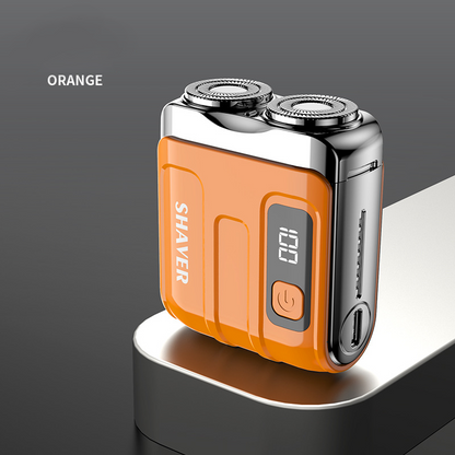 Portable Mini Men's Electric Shaver – Compact & rechargeable – Wet/dry use, perfect for travel or gym bag – quick and smooth shave